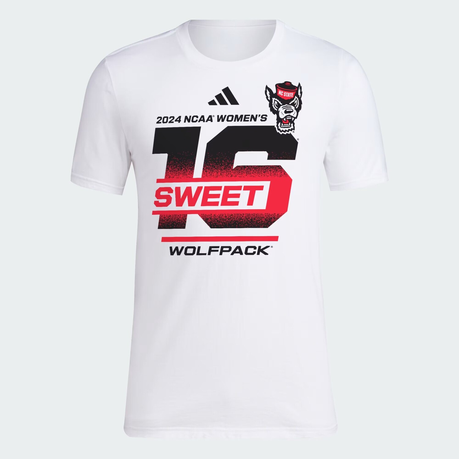 Женская баскетбольная футболка Sweet 16 штата Северная Каролина Adidas, цвет White
Женская баскетбольная футболка Sweet 16 штата Северная Каролина Adidas, цвет White