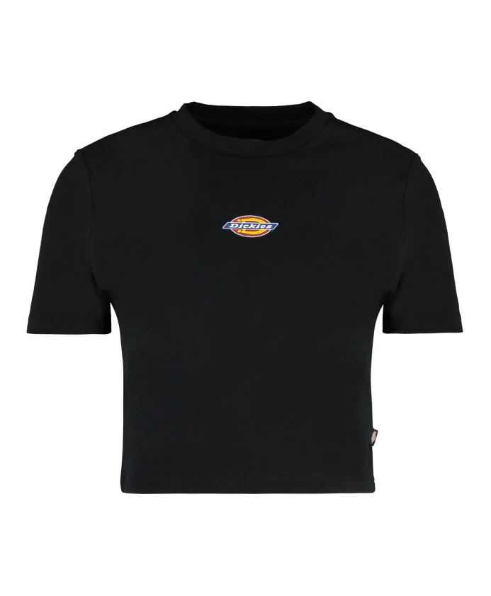 Укороченная футболка с логотипом Dickies, черный
Укороченная футболка с логотипом Dickies, черный