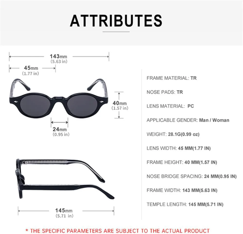 Солнцезащитные очки UV400 с маленькими овальными заклепками в стиле панк для женщин и мужчин, для бега и занятий спортом на открытом воздухе UYPTK, Black Grey
Солнцезащитные очки UV400 с маленькими овальными заклепками в стиле панк для женщин и мужчин, для бега и занятий спортом на открытом воздухе UYPTK, Black Grey