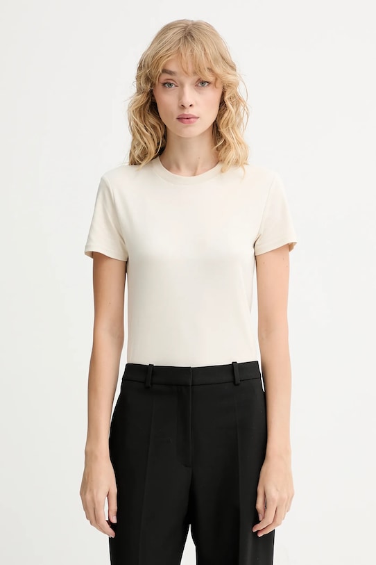 Хлопковая футболка Calvin Klein, бежевый
Хлопковая футболка Calvin Klein, бежевый