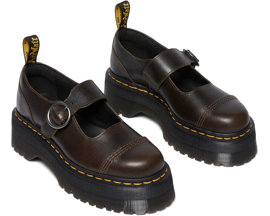 Туфли на плоской подошве Dr. Martens Addina Leather Platform Shoes, цвет Dark Taupe
Туфли на плоской подошве Dr. Martens Addina Leather Platform Shoes, цвет Dark Taupe