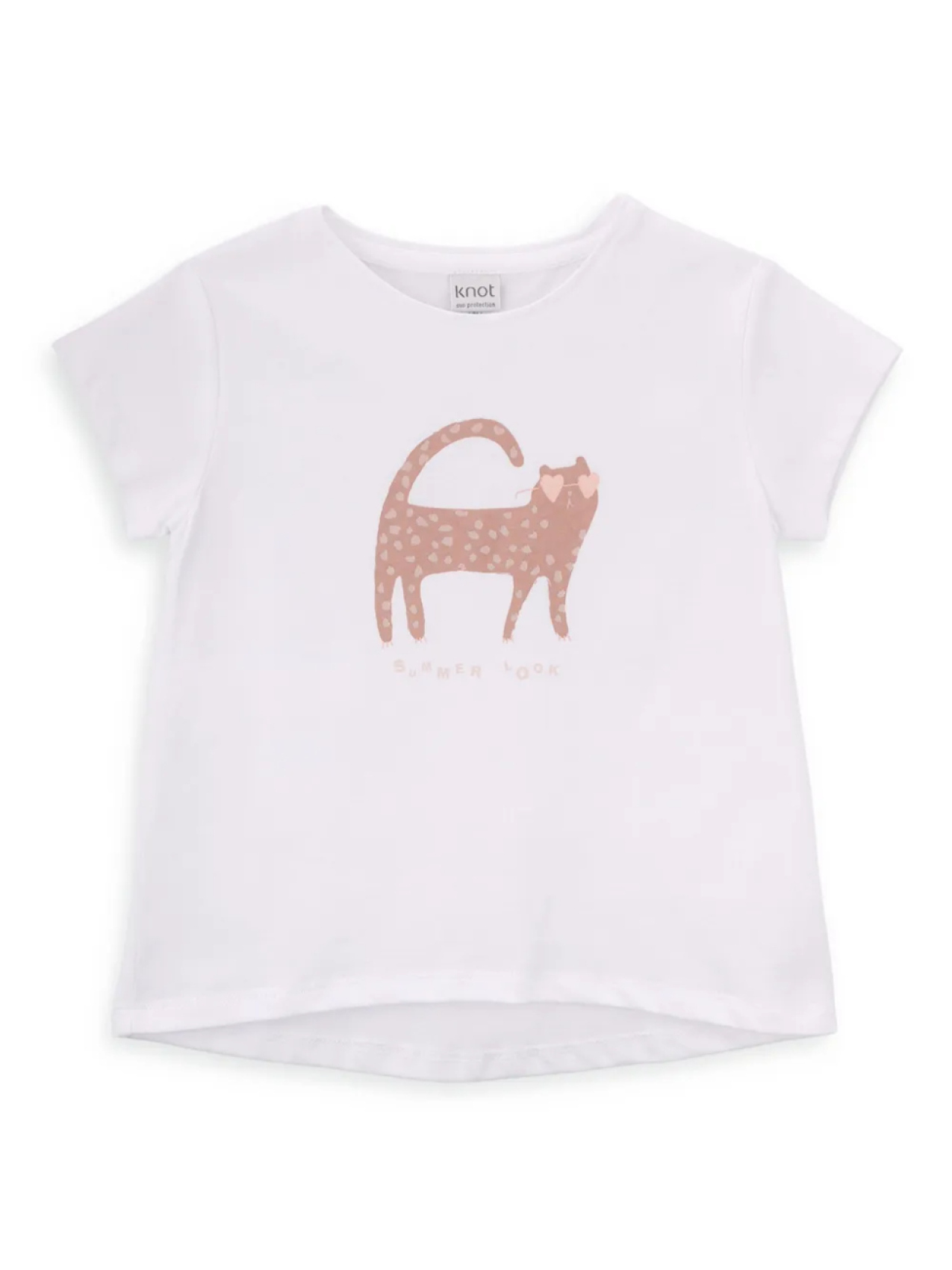 Knot футболка с принтом Cat, белый
Knot футболка с принтом Cat, белый