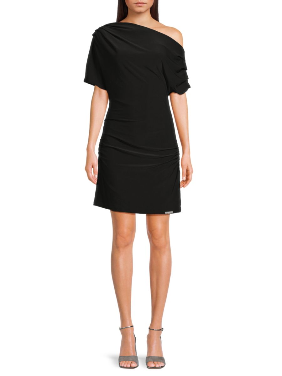 Мини-платье с рюшами RTA, черный
Мини-платье с рюшами RTA, черный