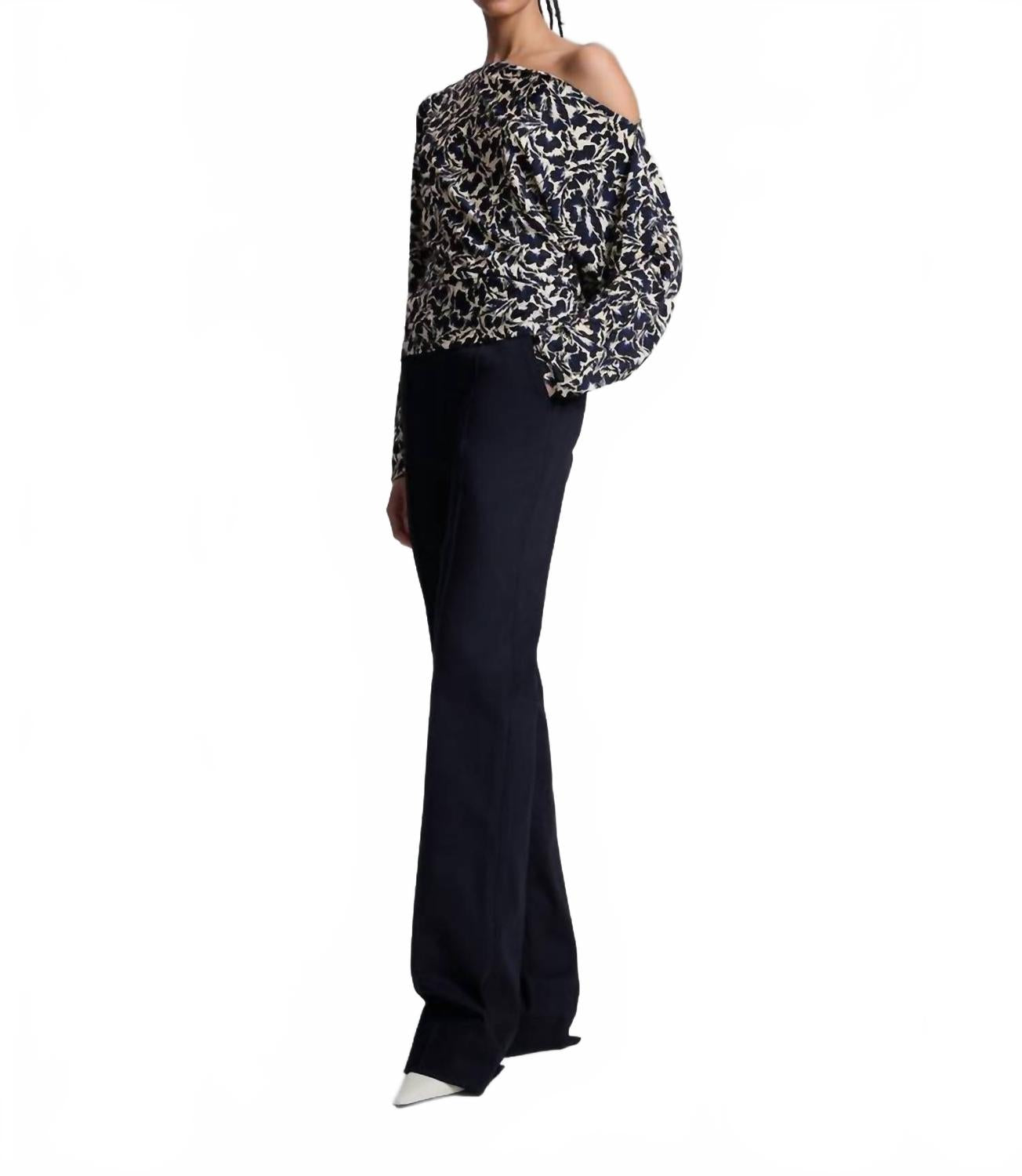 Тайлер Топ в синем/кремовом цвете A.L.C.
Тайлер Топ в синем/кремовом цвете A.L.C.