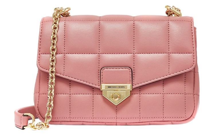 MICHAEL KORS Сумка через плечо Soho Leather, кроссбоди женская rose pink
MICHAEL KORS Сумка через плечо Soho Leather, кроссбоди женская rose pink