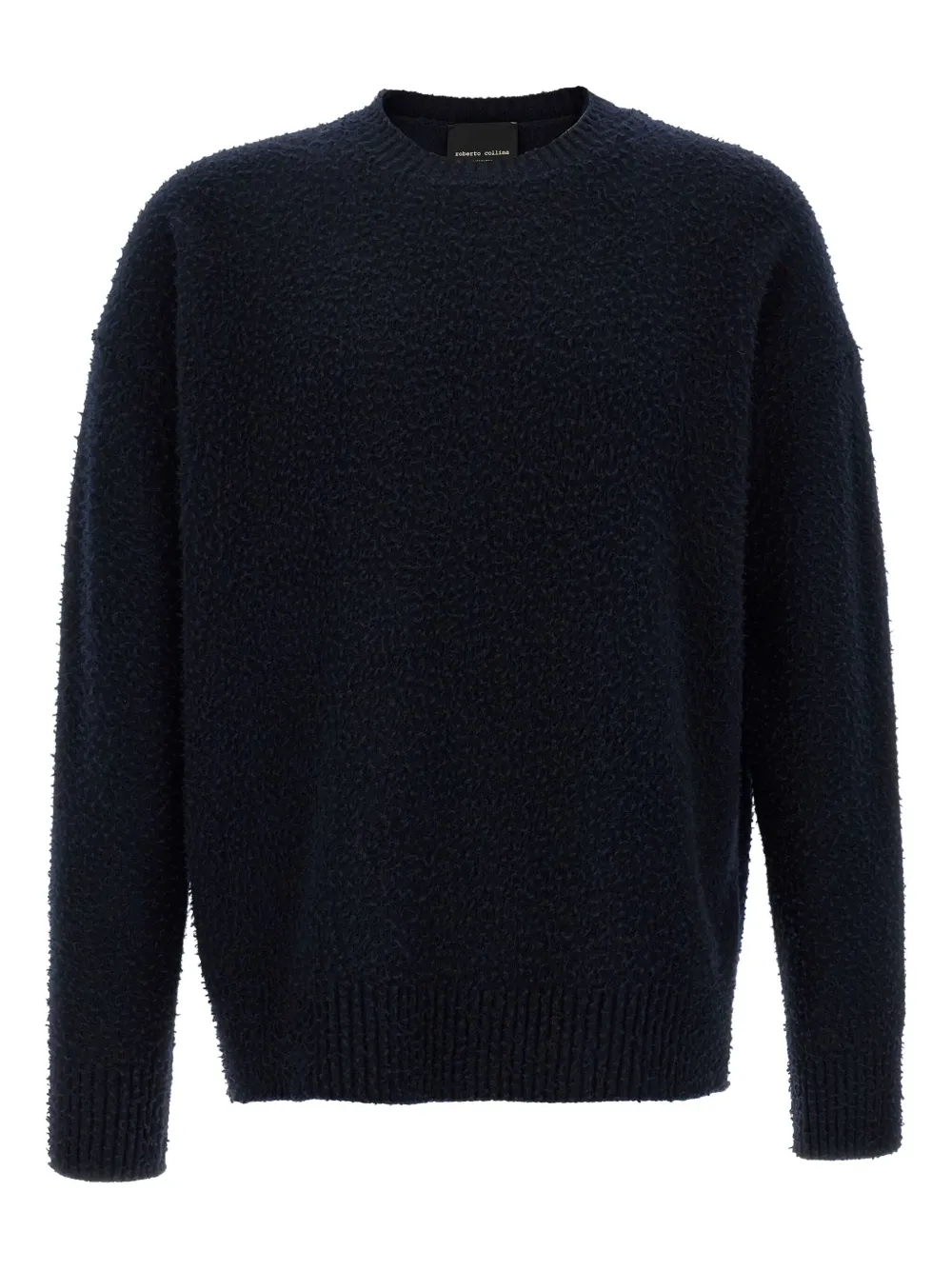 Свитер с круглым вырезом Casentino Roberto Collina, черный 
Свитер с круглым вырезом Casentino Roberto Collina, черный