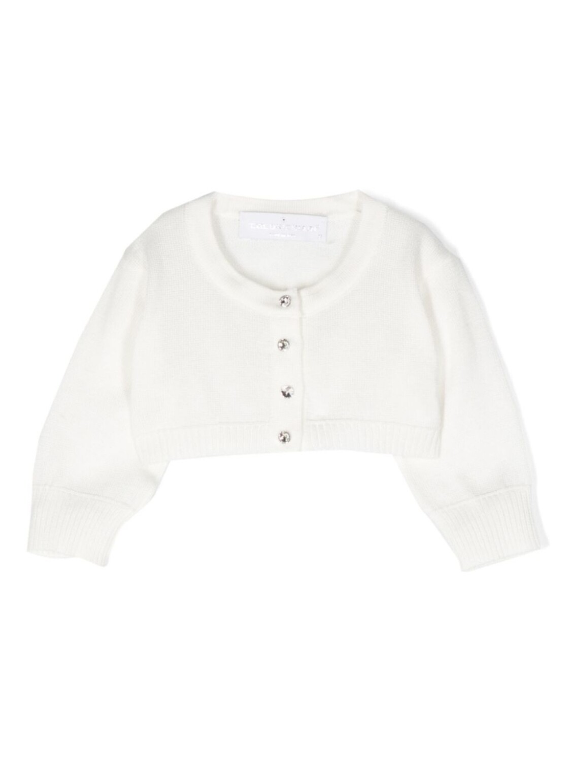 Кардиган с кристаллами Colorichiari, белый
Кардиган с кристаллами Colorichiari, белый