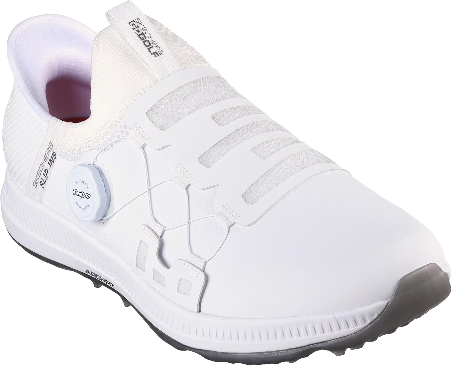 Мужские гольф-туфли Skechers Go Golf Elite 5 Arch Fit водонепроницаемые с удобной посадкой, белый
Мужские гольф-туфли Skechers Go Golf Elite 5 Arch Fit водонепроницаемые с удобной посадкой, белый