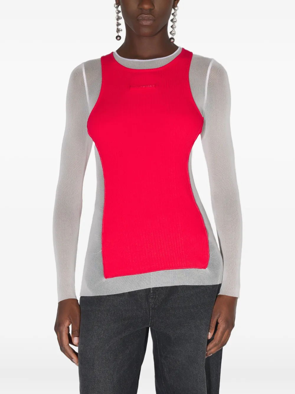 Многослойная футболка Jean Paul Gaultier, красный
Многослойная футболка Jean Paul Gaultier, красный