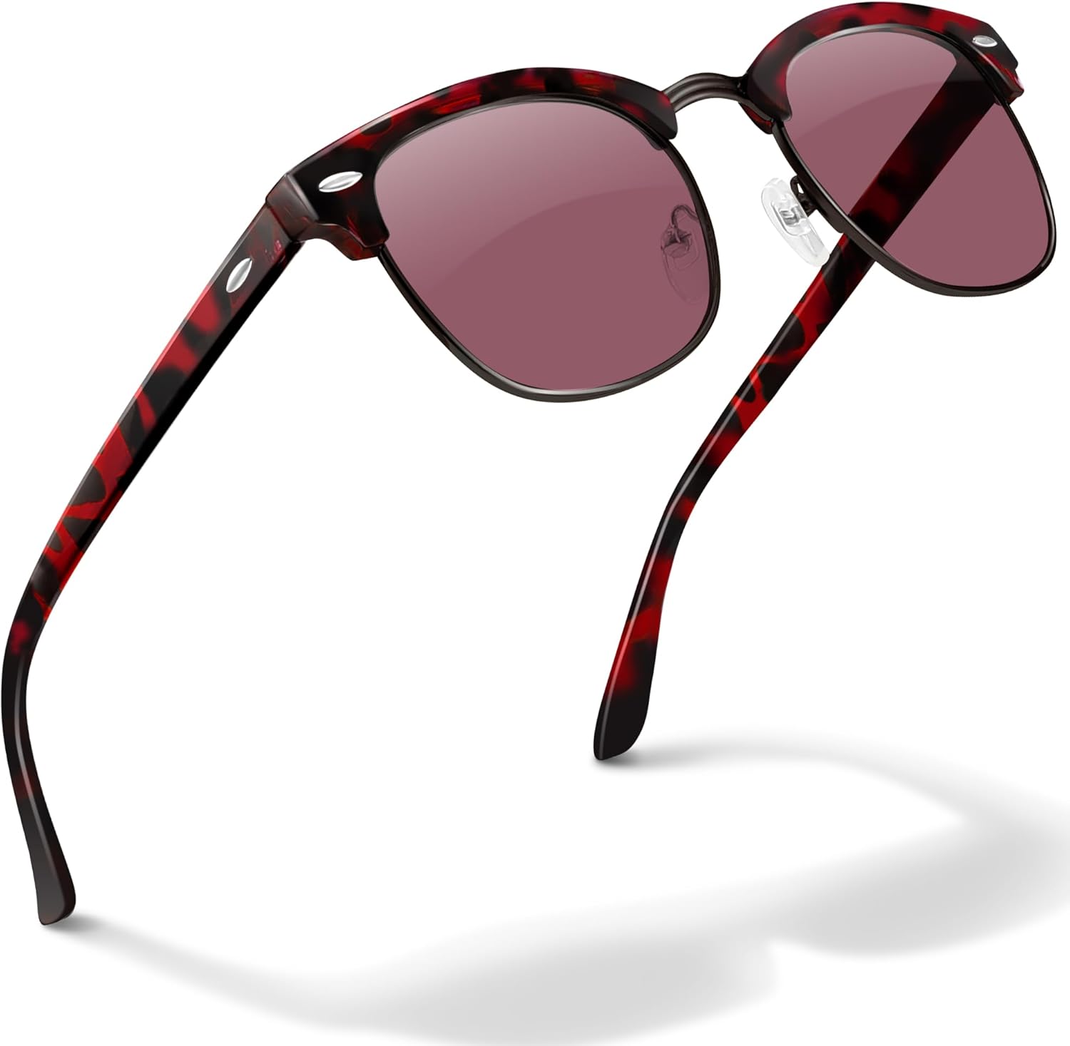 Солнцезащитные очки livho без оправы, модные, поляризованные, для мужчин и женщин, ретро-солнцезащитные очки для мужчин и женщин 2025, полуободковые очки с защитой от УФ-излучения, Red Tortoise/Purple
Солнцезащитные очки livho без оправы, модные, поляризованные, для мужчин и женщин, ретро-солнцезащитные очки для мужчин и женщин 2025, полуободковые очки с защитой от УФ-излучения, Red Tortoise/Purple