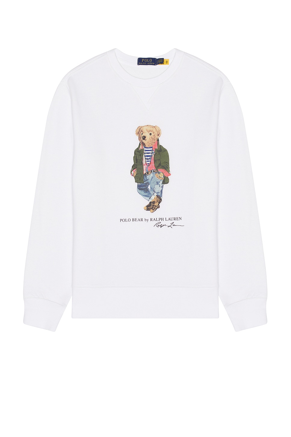 Толстовка с круглым вырезом Bear Polo Ralph Lauren, цвет CR24 White Explorer Bear
Толстовка с круглым вырезом Bear Polo Ralph Lauren, цвет CR24 White Explorer Bear
