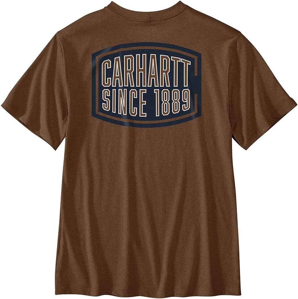 Carhartt мужская футболка 107520 Relaxed Fit с коротким рукавом и карманом, легкая, с принтом 1889, Red Duck Heather, Красный, Carhartt мужская футболка 107520 Relaxed Fit с коротким рукавом и карманом, легкая, с принтом 1889, Red Duck Heather
Carhartt мужская футболка 107520 Relaxed Fit с коротким рукавом и карманом, легкая, с принтом 1889, Red Duck Heather, Красный, Carhartt мужская футболка 107520 Relaxed Fit с коротким рукавом и карманом, легкая, с принтом 1889, Red Duck Heather