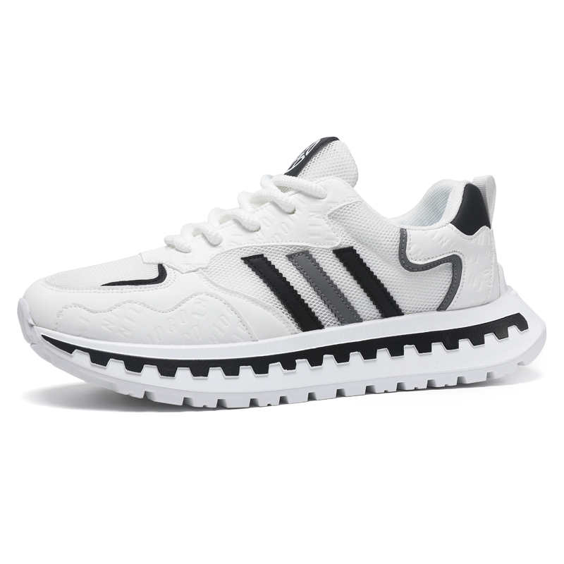 Нескользящие, износостойкие, легкие низкие повседневные туфли для мужчин BOLE, White Black
Нескользящие, износостойкие, легкие низкие повседневные туфли для мужчин BOLE, White Black