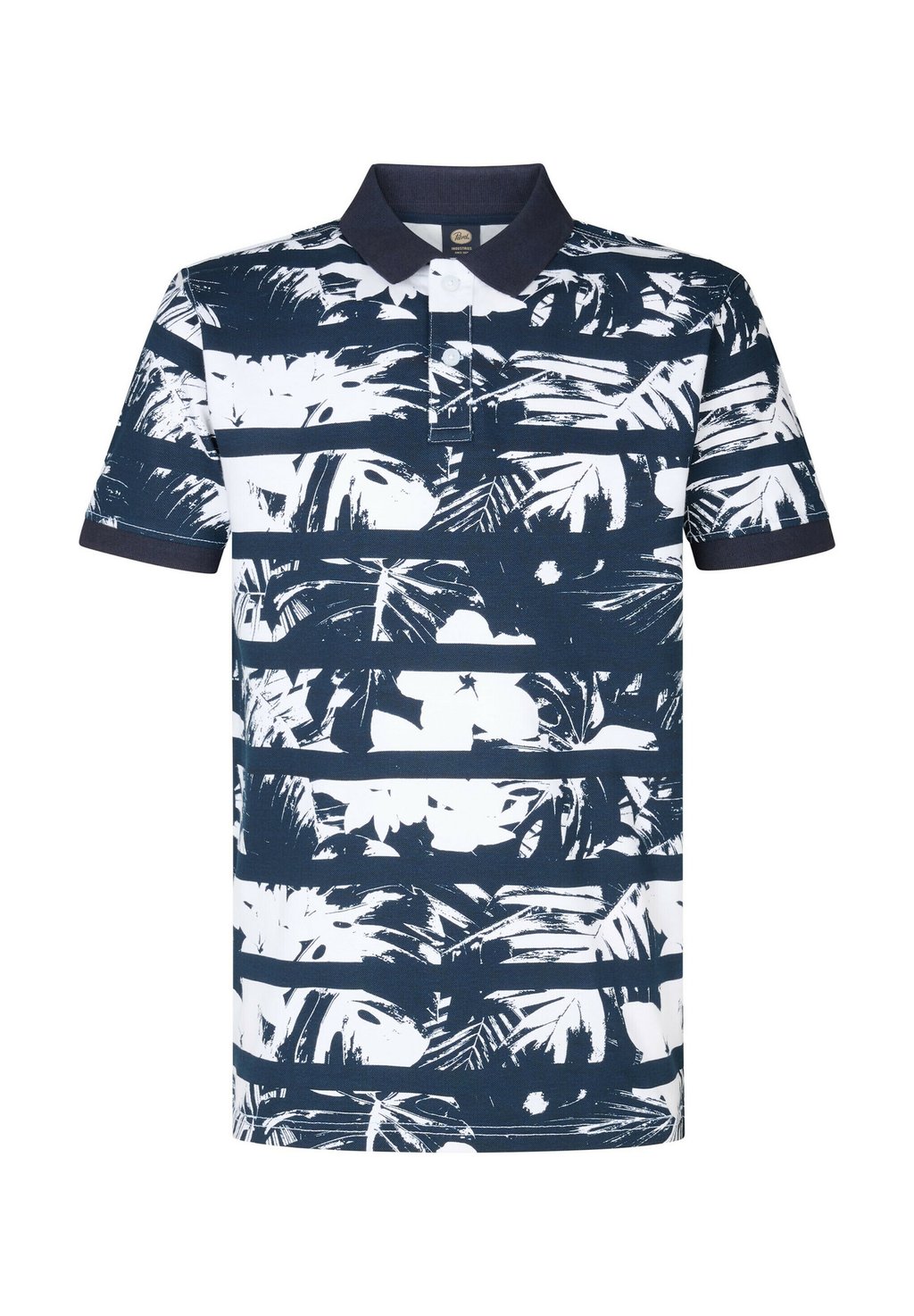 Рубашка поло KURZARMSHIRT MIT KRAGEN Petrol Industries, белый 
Рубашка поло KURZARMSHIRT MIT KRAGEN Petrol Industries, белый