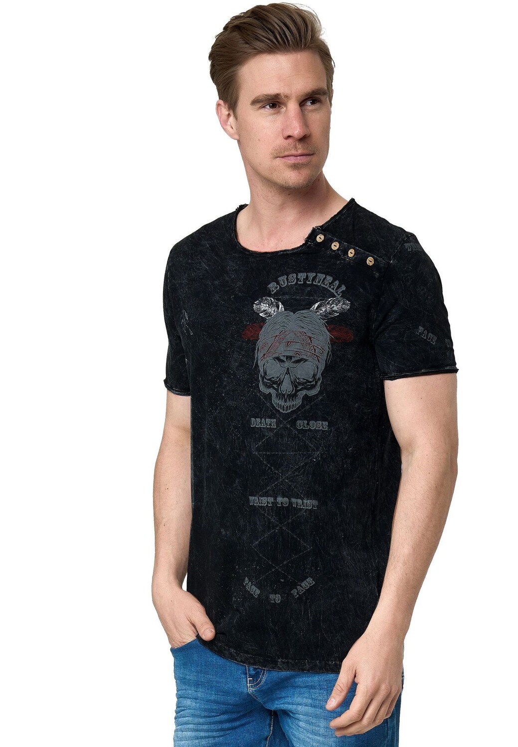 Футболка с выцветшим принтом RUSTY NEAL, черный
Футболка с выцветшим принтом RUSTY NEAL, черный