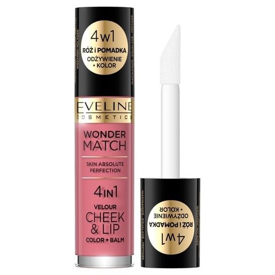 Румяна и жидкая помада 04, 4,5 мл Eveline Cosmetics, Wonder Match Velor Cheek&Lip
Румяна и жидкая помада 04, 4,5 мл Eveline Cosmetics, Wonder Match Velor Cheek&Lip