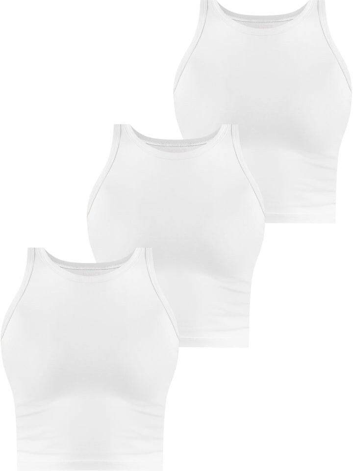 Футболка Janice 3 x Damen crop Top hochgeschlossen Niah, белый
Футболка Janice 3 x Damen crop Top hochgeschlossen Niah, белый