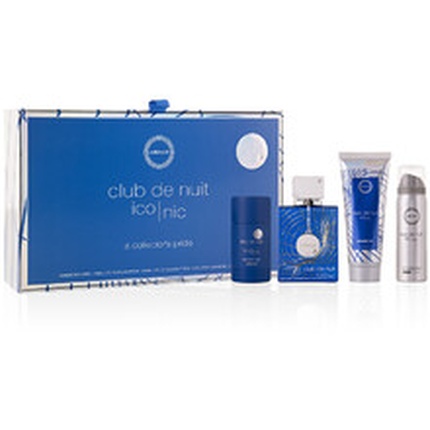 Club De Nuit Blue Iconic Gift Set - парфюмированная вода 105 мл, дезодорант 75 г, дезодорант 50 мл и гель для душа 100 мл Armaf
Club De Nuit Blue Iconic Gift Set - парфюмированная вода 105 мл, дезодорант 75 г, дезодорант 50 мл и гель для душа 100 мл Armaf