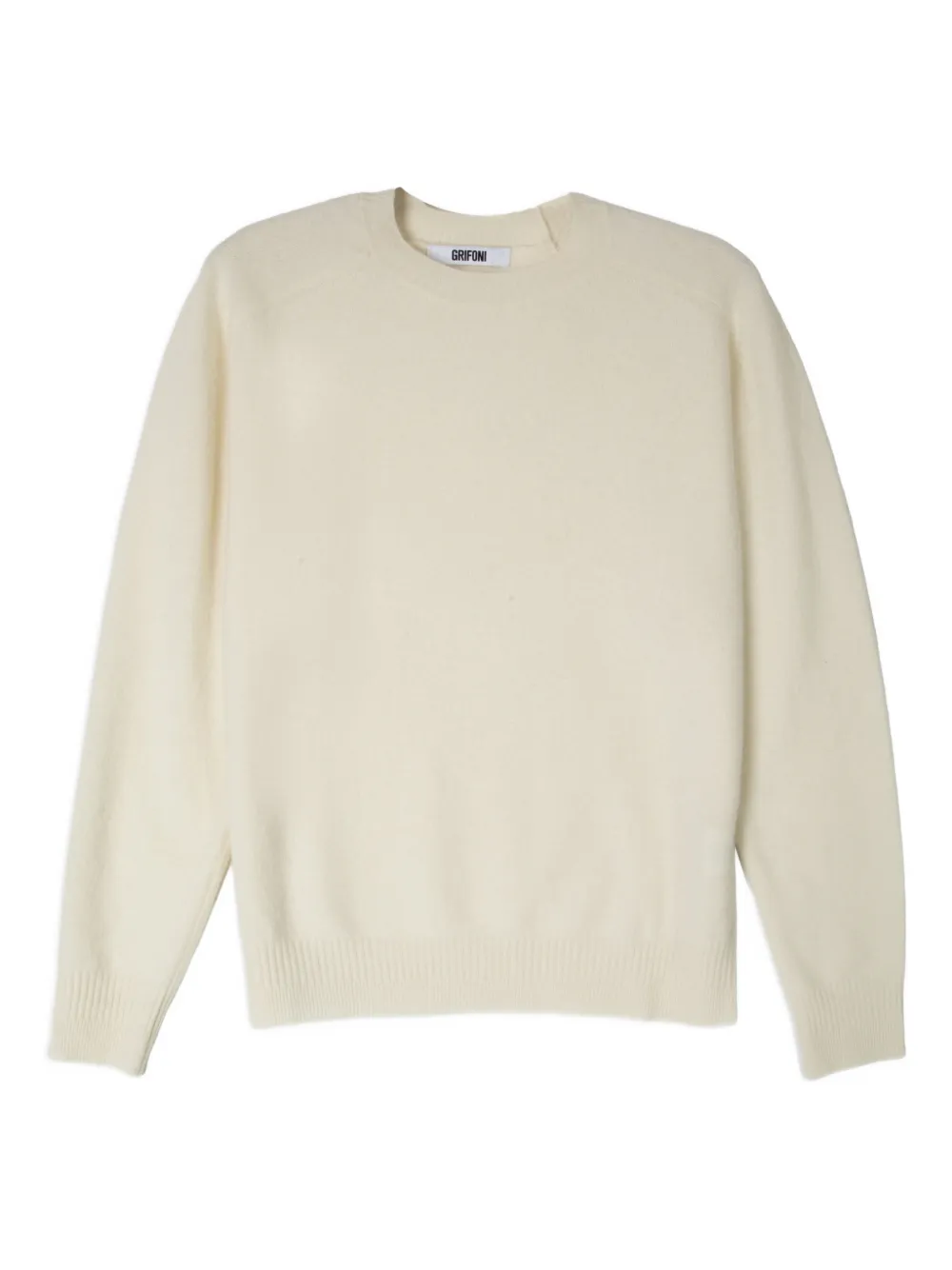 Свитер с круглым вырезом Grifoni, кремовый
Свитер с круглым вырезом Grifoni, кремовый