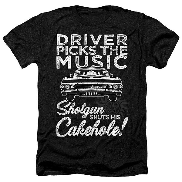Футболка Supernatural driver picks music adult Heather Licensed Character
Футболка Supernatural driver picks music adult Heather Licensed Character