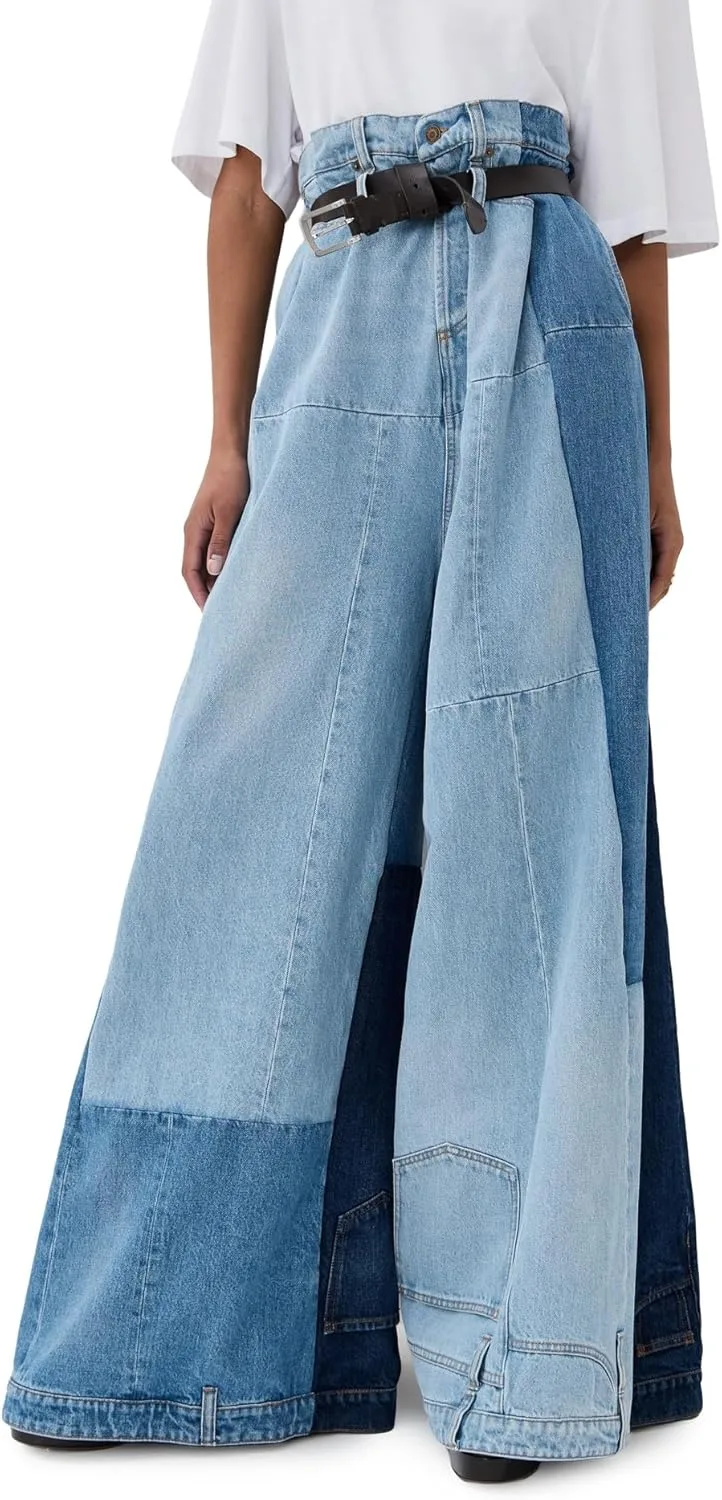 A.W.A.K.E. Mode женские широкие джинсовые брюки
A.W.A.K.E. Mode женские широкие джинсовые брюки