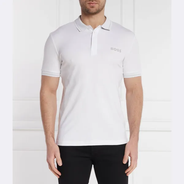 Рубашка поло узкого кроя Paule 1 Boss, белый
Рубашка поло узкого кроя Paule 1 Boss, белый