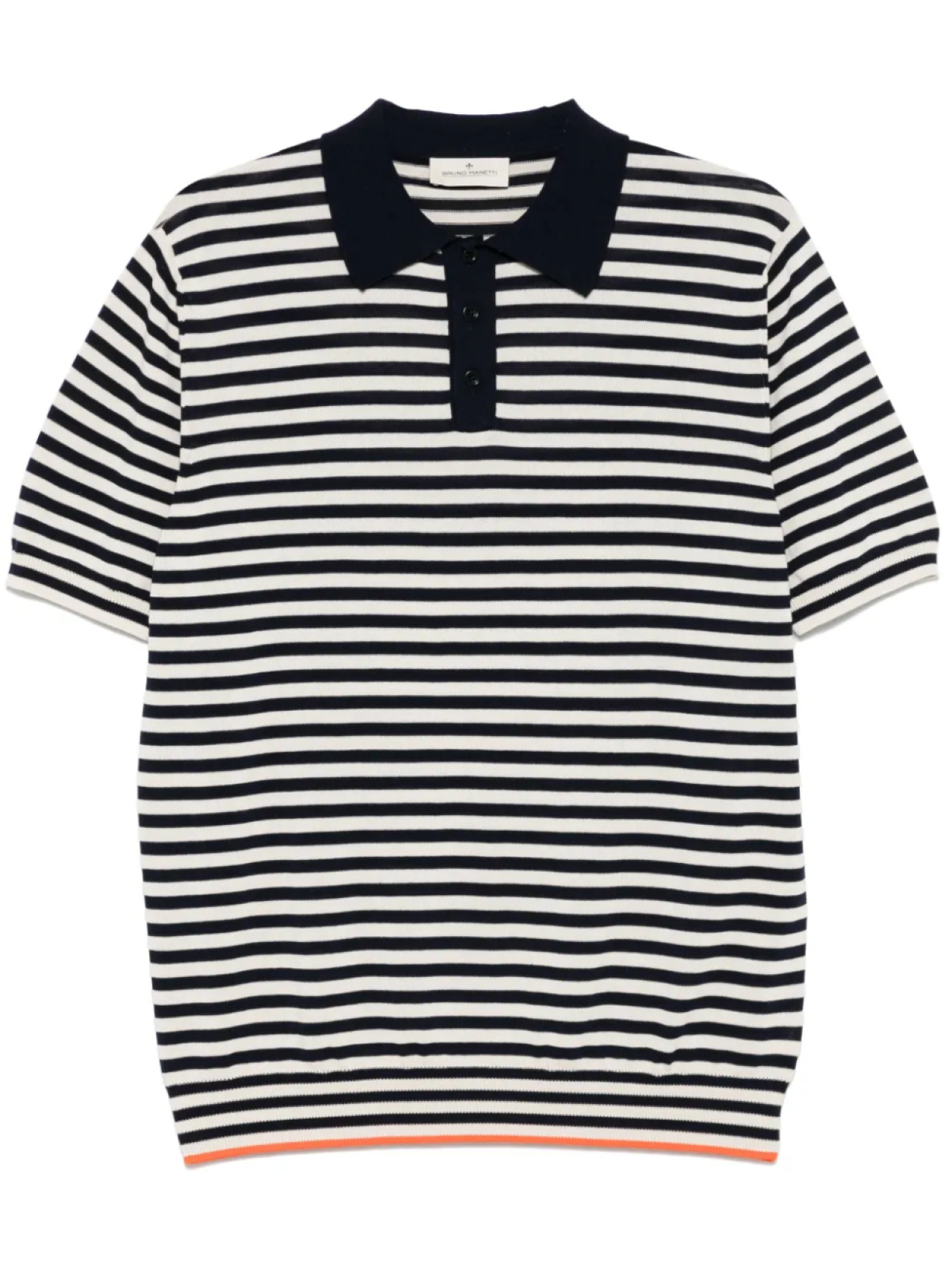 Рубашка поло в полоску Bruno Manetti, синий
Рубашка поло в полоску Bruno Manetti, синий
