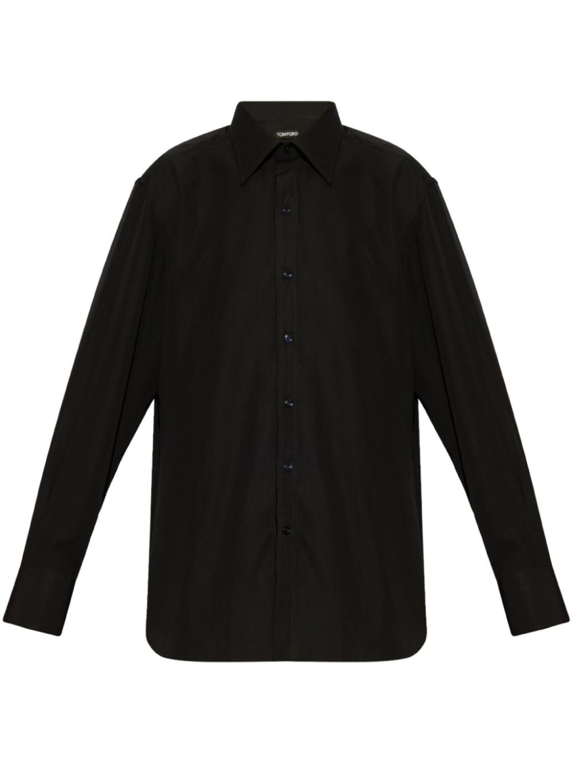 TOM FORD рубашка с заостренным воротником, черный
TOM FORD рубашка с заостренным воротником, черный
