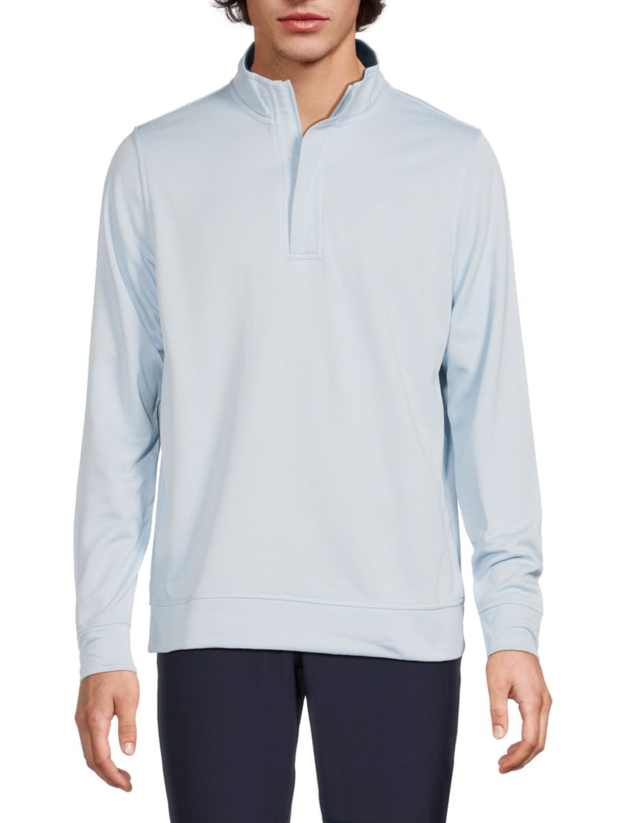 Однотонный пуловер с застежкой-молнией на четверть TailorByrd, цвет Cornflower
Однотонный пуловер с застежкой-молнией на четверть TailorByrd, цвет Cornflower