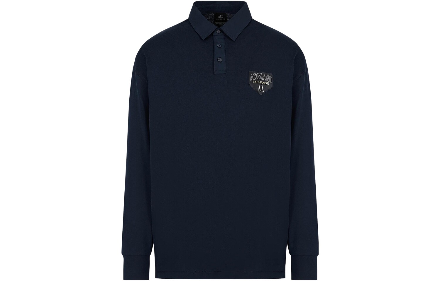 Рубашка поло мужская темно-синяя Armani Exchange, синий
Рубашка поло мужская темно-синяя Armani Exchange, синий