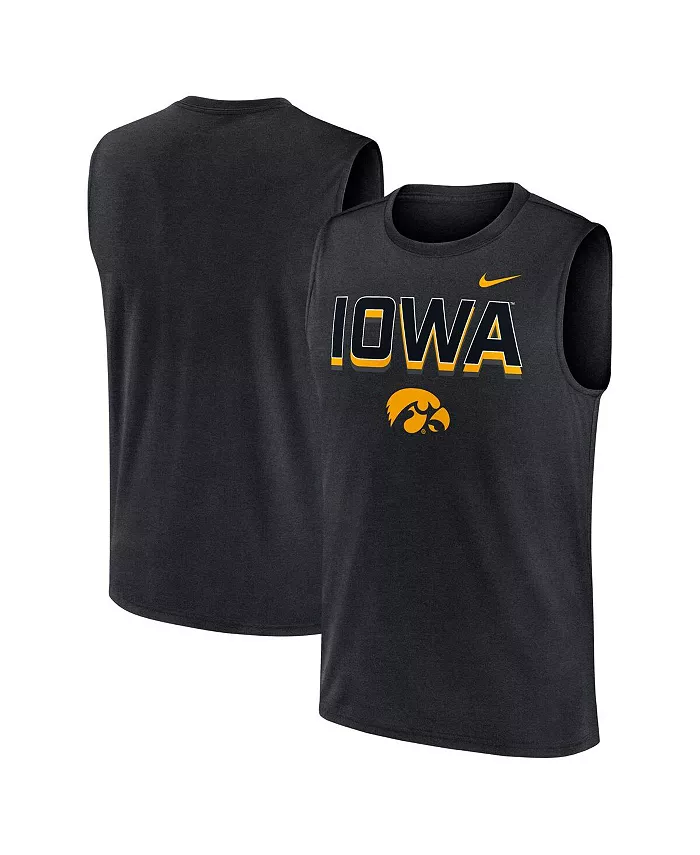 Мужская черная майка Iowa Hawkeyes Primetime Tricode Legend Performance Nike
Мужская черная майка Iowa Hawkeyes Primetime Tricode Legend Performance Nike