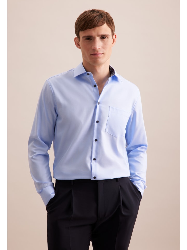 Рубашка Seidensticker, светло-синий
Рубашка Seidensticker, светло-синий