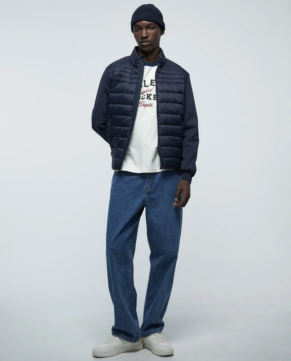 Смешанная стеганая куртка Sfera, темно-синий
Смешанная стеганая куртка Sfera, темно-синий