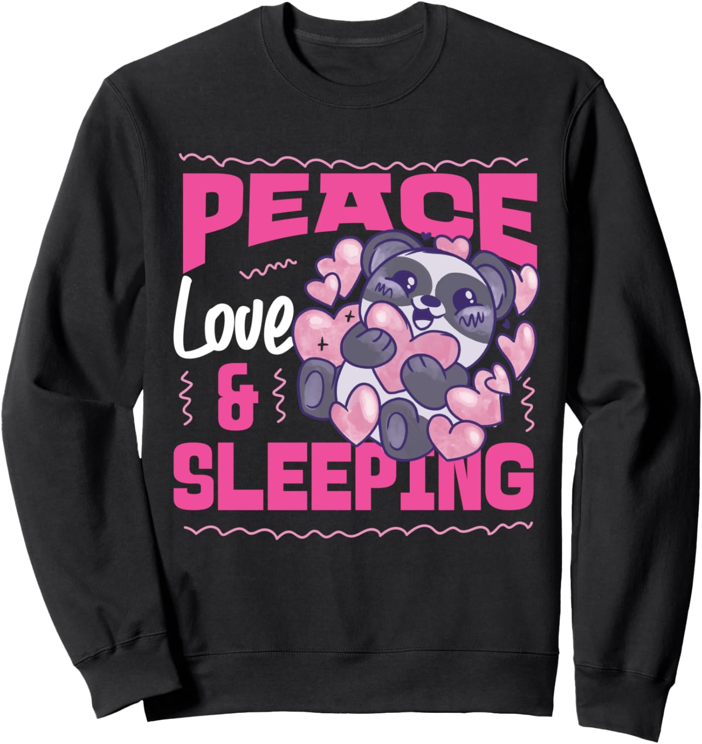 Панда: толстовка «Мир, любовь, сон» Cute Asian Panda Bear Designs For Kids, черный
Панда: толстовка «Мир, любовь, сон» Cute Asian Panda Bear Designs For Kids, черный