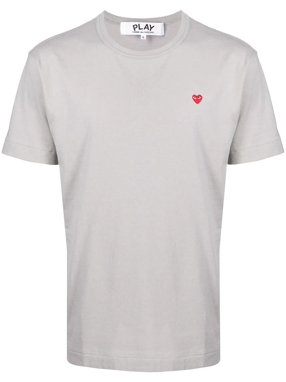 Футболка с нашивкой Comme Des Garçons Play, серый
Футболка с нашивкой Comme Des Garçons Play, серый