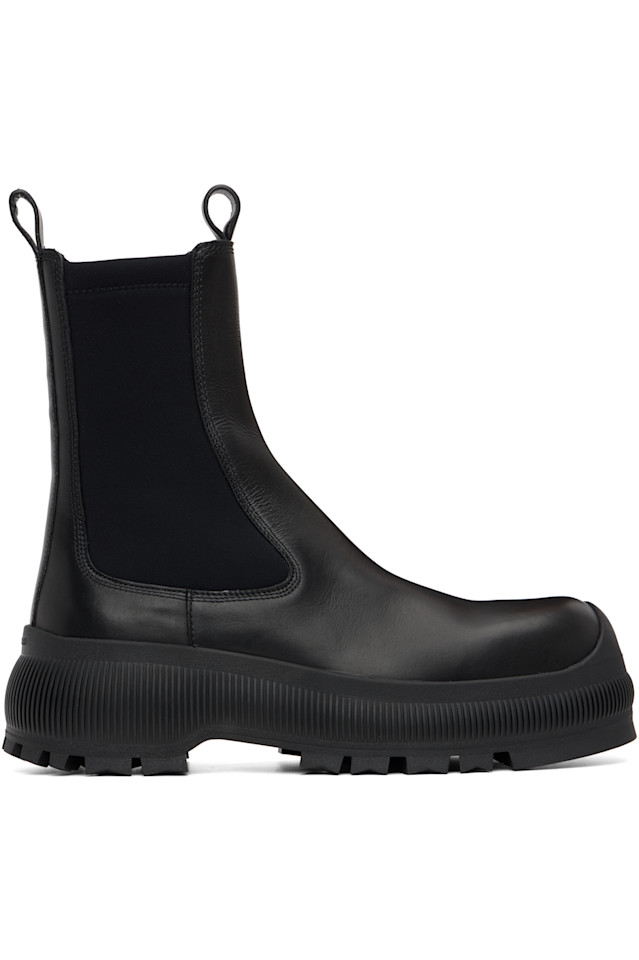 Кожаные ботинки челси Jil Sander, черный
Кожаные ботинки челси Jil Sander, черный