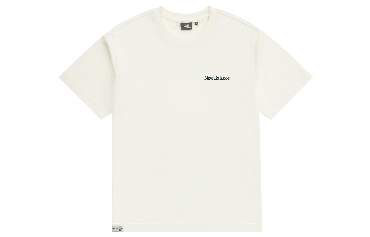 Футболка повседневная белая New Balance, цвет слоновая кость
Футболка повседневная белая New Balance, цвет слоновая кость