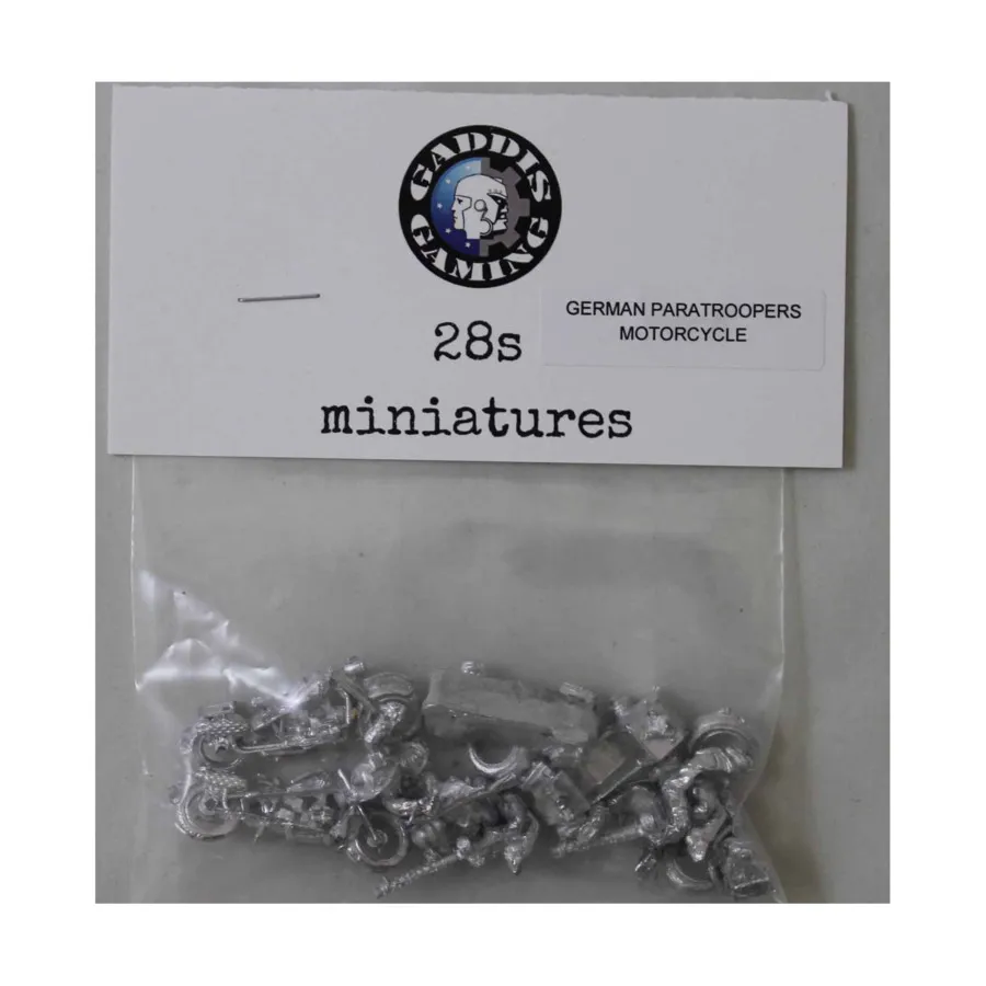 Мотоциклы GP с коляской, WWII Miniatures - Germany - Paratroopers - Infantry (28mm)
Мотоциклы GP с коляской, WWII Miniatures - Germany - Paratroopers - Infantry (28mm)