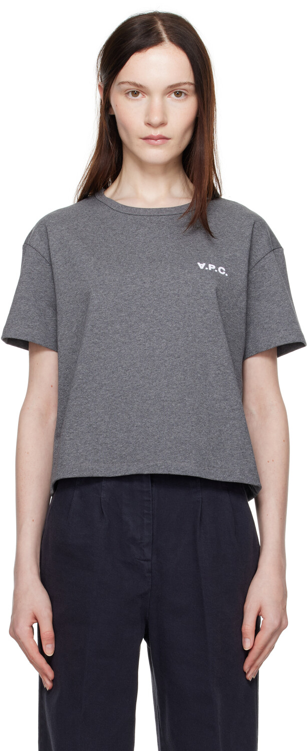 Серая футболка Boxy Petit 'VPC' A.P.C.
Серая футболка Boxy Petit 'VPC' A.P.C.