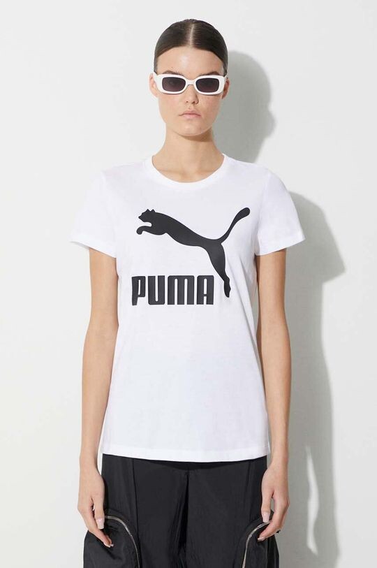 Классическая футболка с логотипом из хлопка Puma, белый
Классическая футболка с логотипом из хлопка Puma, белый