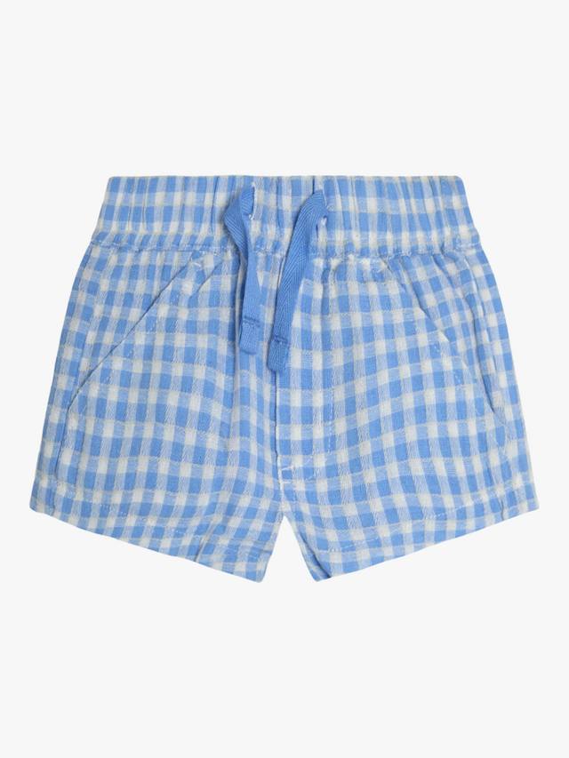 Детские хлопчатобумажные шорты в клетку с текстурой JoJo Maman Bébé, синий
Детские хлопчатобумажные шорты в клетку с текстурой JoJo Maman Bébé, синий