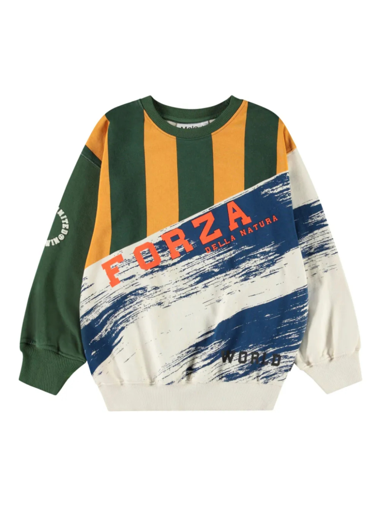 Molo толстовка из органического хлопка с графичным принтом, зеленый
Molo толстовка из органического хлопка с графичным принтом, зеленый