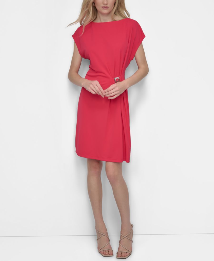 Женское платье с металлизированной отделкой, присборенными боковыми рукавами-летучей мышью DKNY, Lipstick
Женское платье с металлизированной отделкой, присборенными боковыми рукавами-летучей мышью DKNY, Lipstick