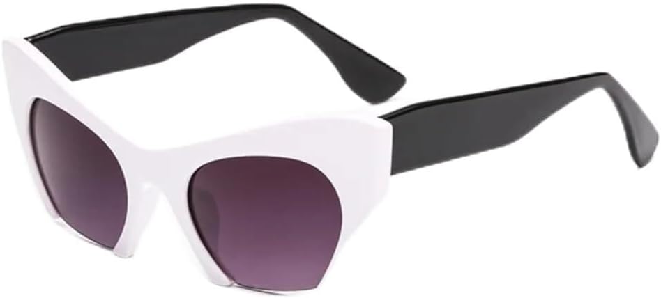 Классические женские солнцезащитные очки «кошачий глаз» в стиле ретро, полуободковая оправа, двухцветная оправа, градиентные линзы, защита от УФ-излучения UV400 VRTRFFTR, White Black Grey
Классические женские солнцезащитные очки «кошачий глаз» в стиле ретро, полуободковая оправа, двухцветная оправа, градиентные линзы, защита от УФ-излучения UV400 VRTRFFTR, White Black Grey