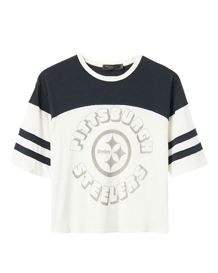 Женская футболка NFL Pittsburgh Steelers Hail Mary, одежда для нездоровой пищи Junk Food Clothing, черный
Женская футболка NFL Pittsburgh Steelers Hail Mary, одежда для нездоровой пищи Junk Food Clothing, черный
