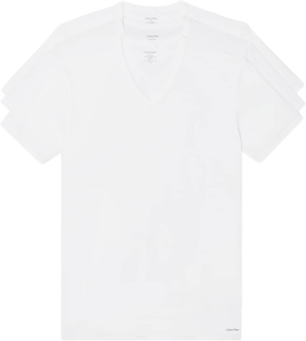 Комплект из 3 мужских нижних маек Calvin Klein из хлопка и эластичной ткани, 3 Classic White Vneck
Комплект из 3 мужских нижних маек Calvin Klein из хлопка и эластичной ткани, 3 Classic White Vneck
