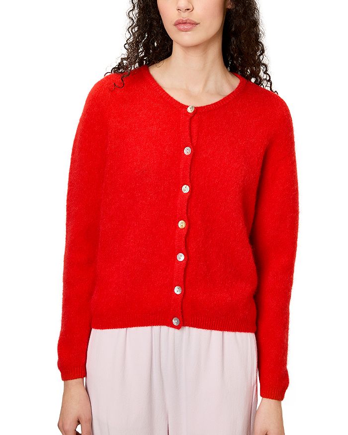 Витов Кардиган с круглым вырезом American Vintage, красный
Витов Кардиган с круглым вырезом American Vintage, красный
