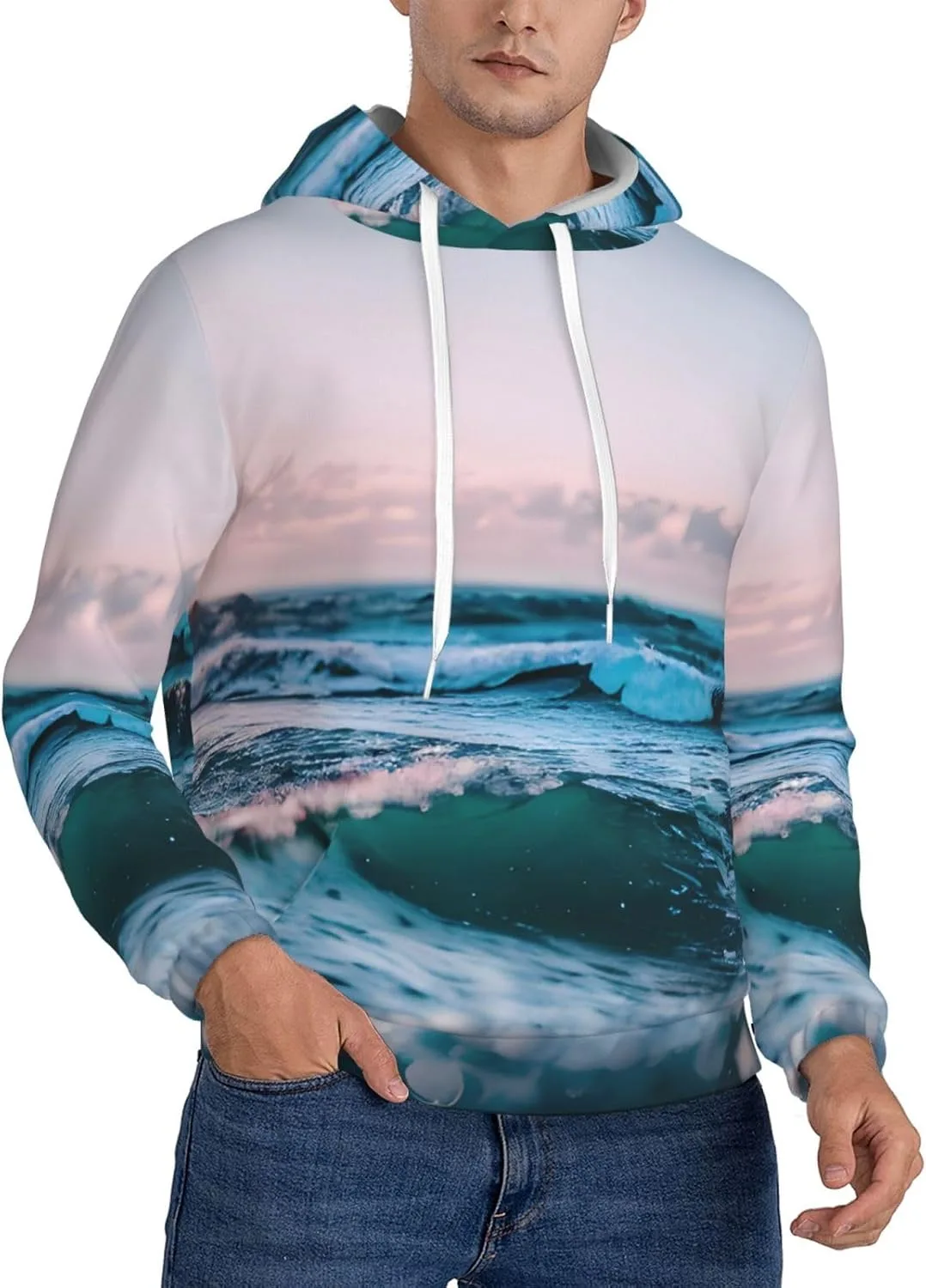 Толстовка с капюшоном BaerK для мужчин, с принтом океанских волн
Толстовка с капюшоном BaerK для мужчин, с принтом океанских волн