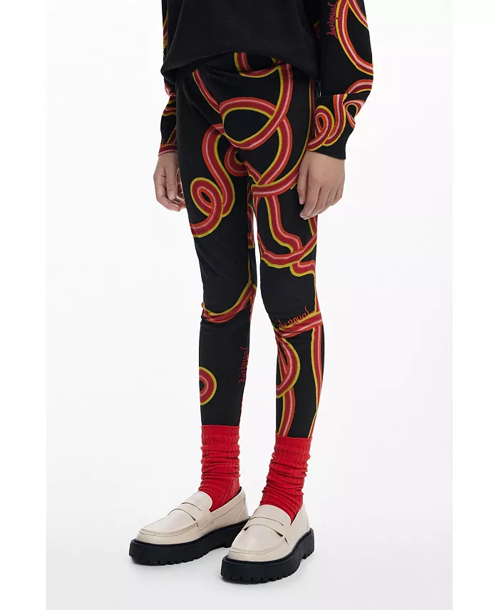 Детские легинсы Serpentine для девочек Desigual, черный
Детские легинсы Serpentine для девочек Desigual, черный