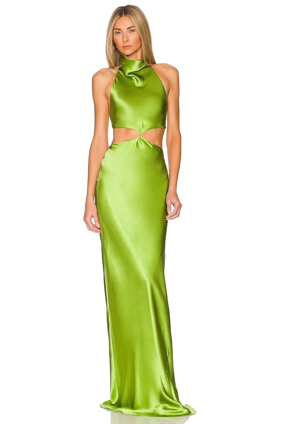 Платье мини Amanda Uprichard x REVOLVE Kaye Maxi Dress, цвет Aloe 
Платье мини Amanda Uprichard x REVOLVE Kaye Maxi Dress, цвет Aloe